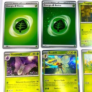 🦖ALL GREEN POKEMON CARDS(in Spanish)